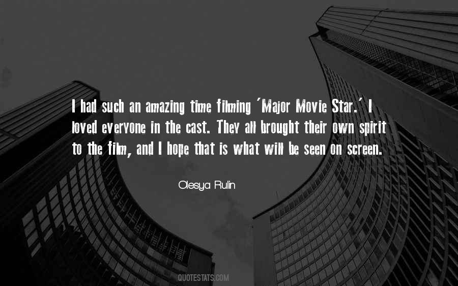 Major Movie Star Quotes #1088138