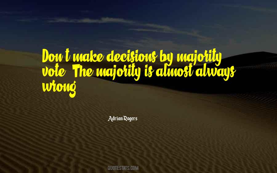 Majority Decision Quotes #382122