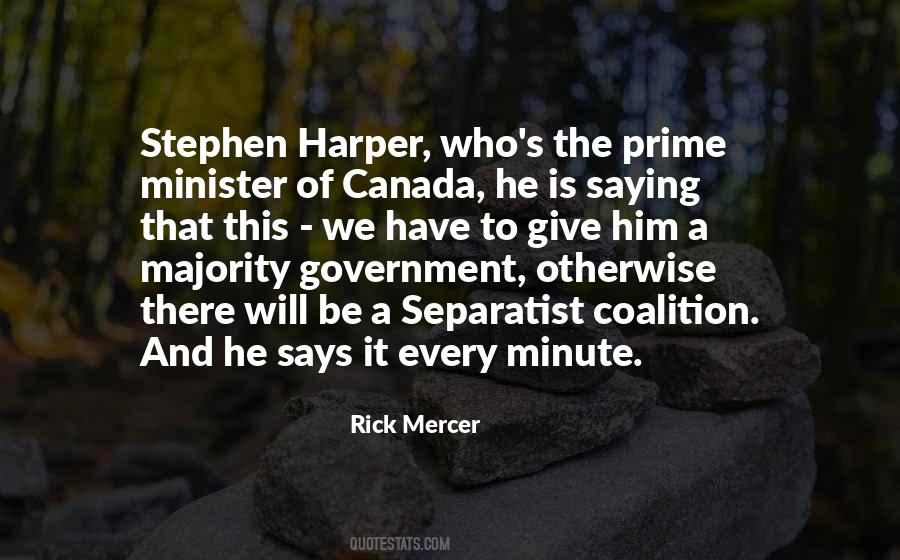 Majority Government Quotes #1325195