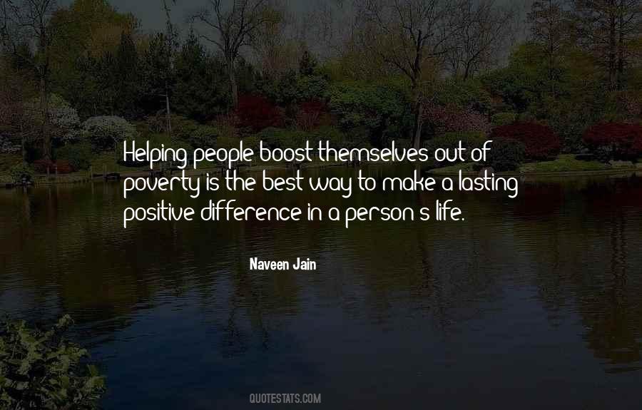 Make A Positive Difference Quotes #1860290