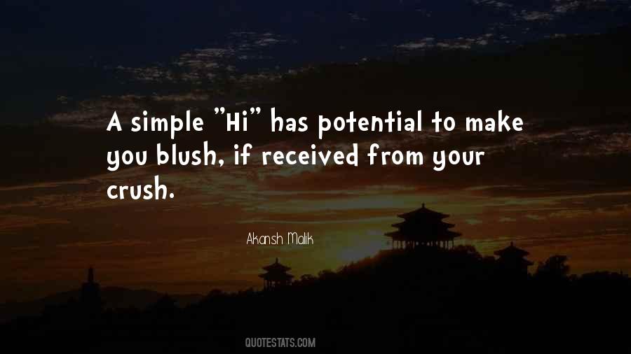 Make Her Blush Quotes #139583