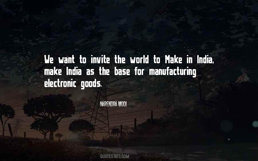 Make In India Quotes #1007978