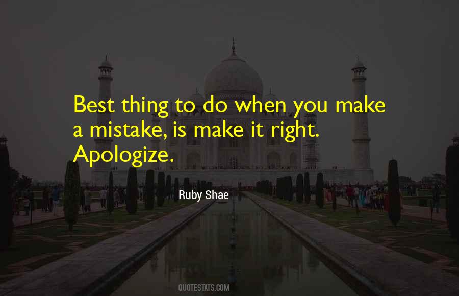 Make It Right Quotes #121523