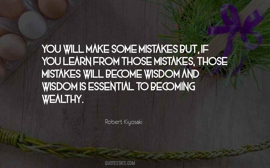 Make Mistakes And Learn Quotes #307607