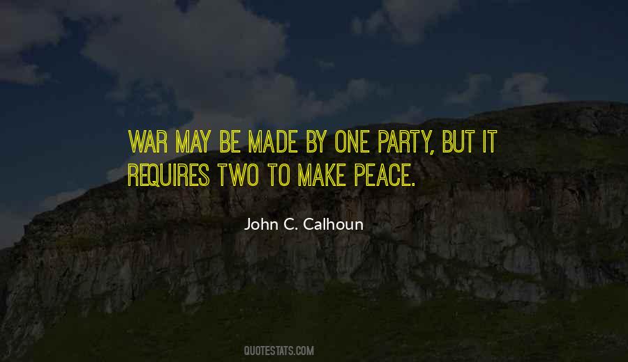 Make Peace Not War Quotes #118428