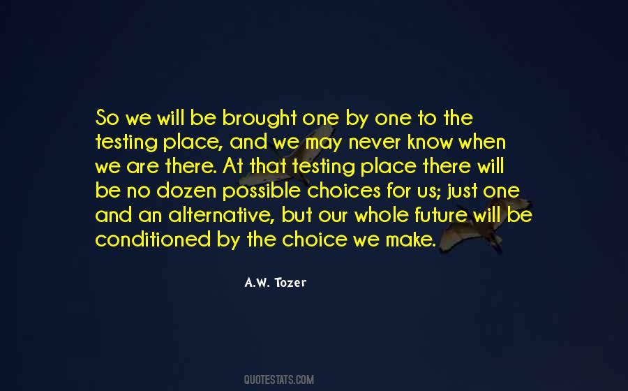 Make The Choice Quotes #27811