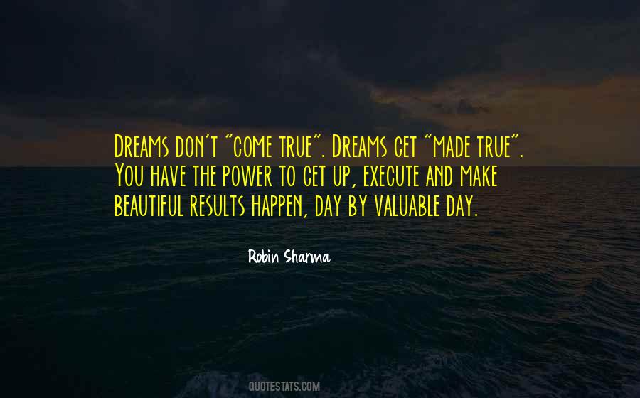 Make Your Dreams Happen Quotes #4385