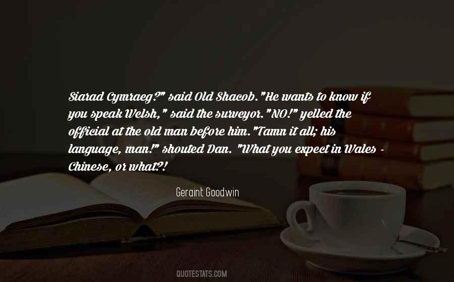 Quotes About Cymraeg #789148