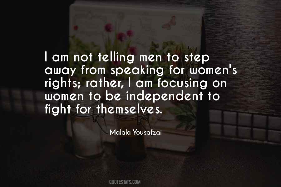 Malala Yousafzai Women's Rights Quotes #1833500