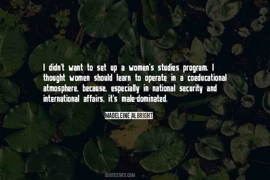 Male Dominated Quotes #1189032 Male Dominated Quotes #1189032