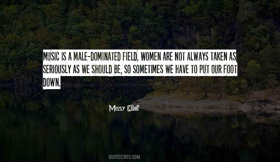 Male Dominated Quotes #149790