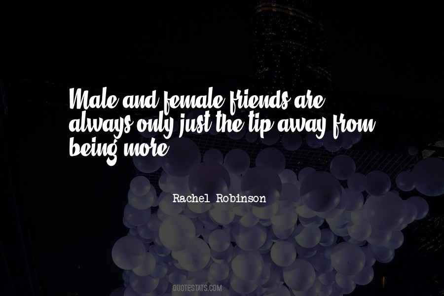 Male Female Friends Quotes #1287758