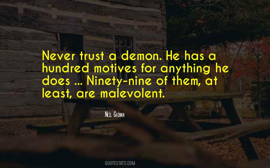 Malevolent Quotes #539581