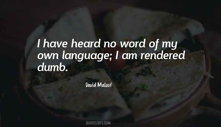 Malouf Quotes #1799038