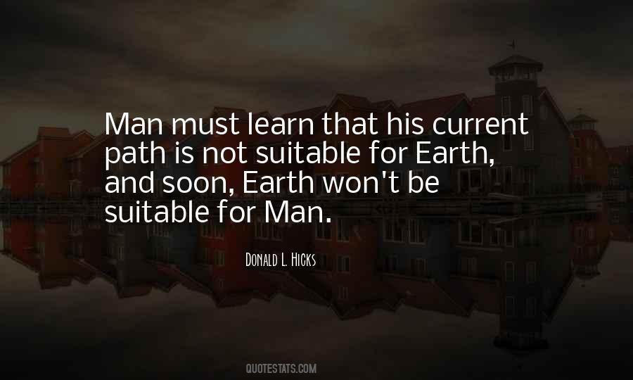 Man And Earth Quotes #248779