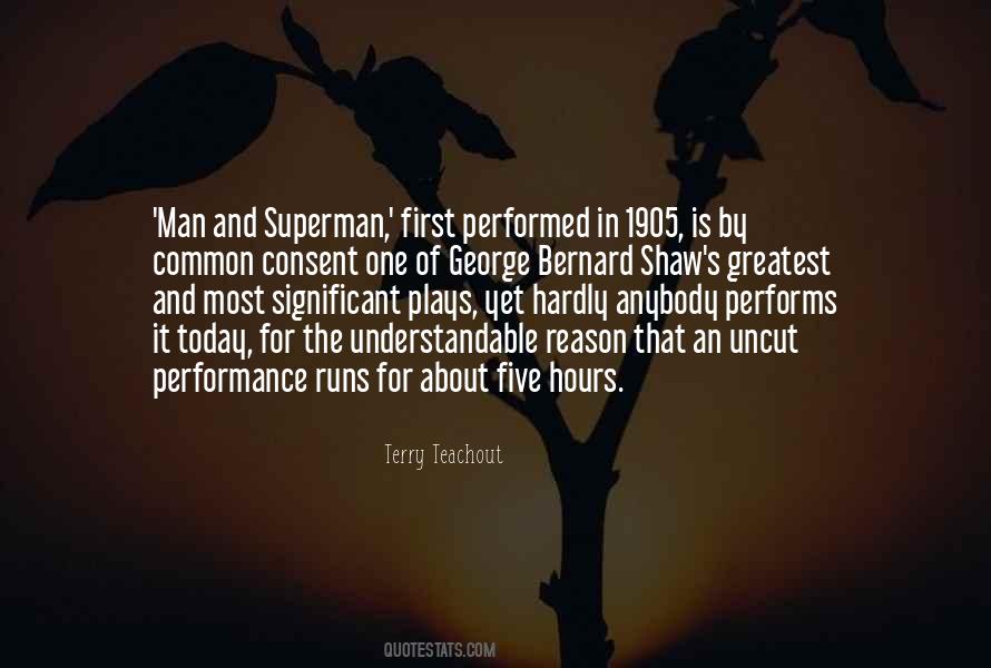 Man And Superman Quotes #719253