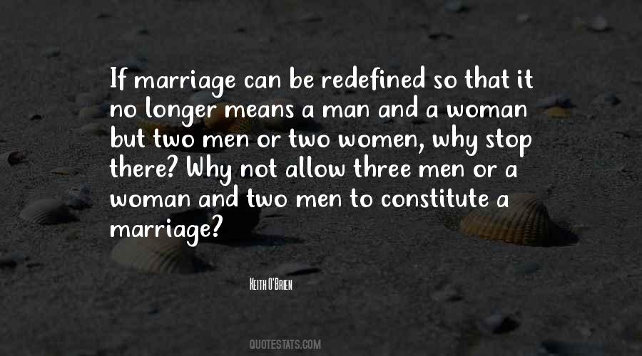 Man And Woman Marriage Quotes #198855