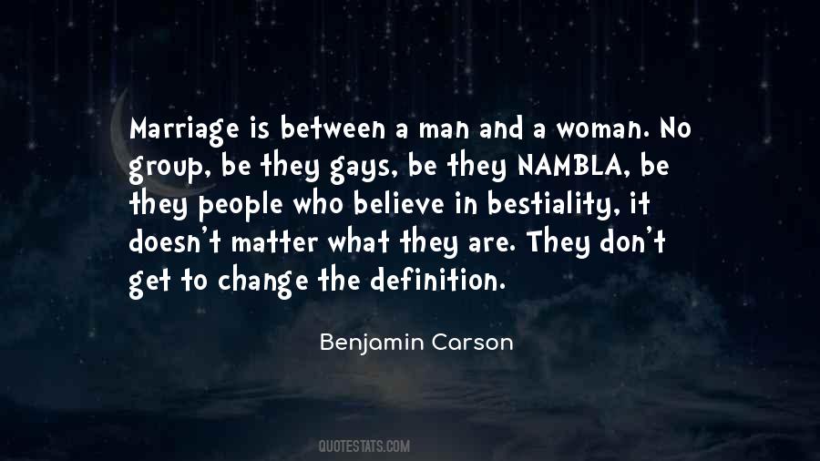 Man And Woman Marriage Quotes #460281