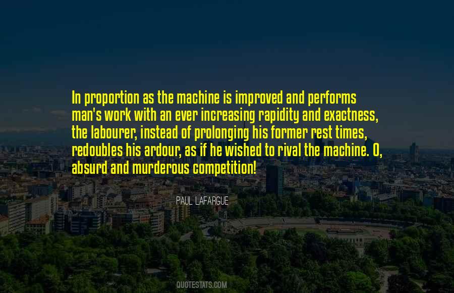 Man As A Machine Quotes #217872