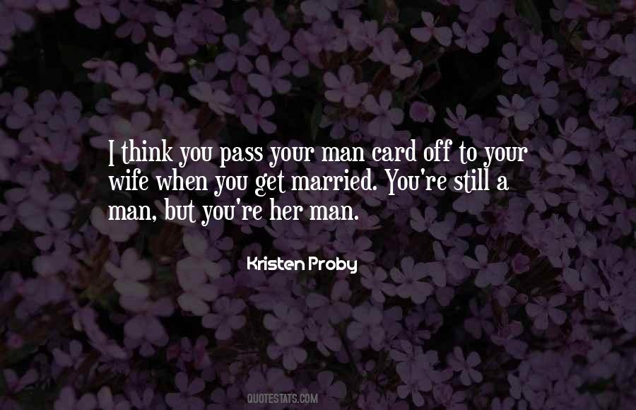 Man Card Quotes #1345889