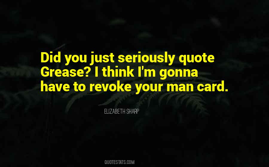 Man Card Quotes #771130