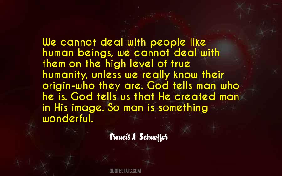 Man Created God Quotes #1132115