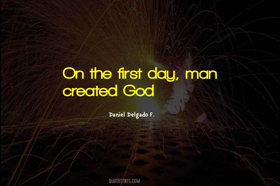 Man Created God Quotes #1804297