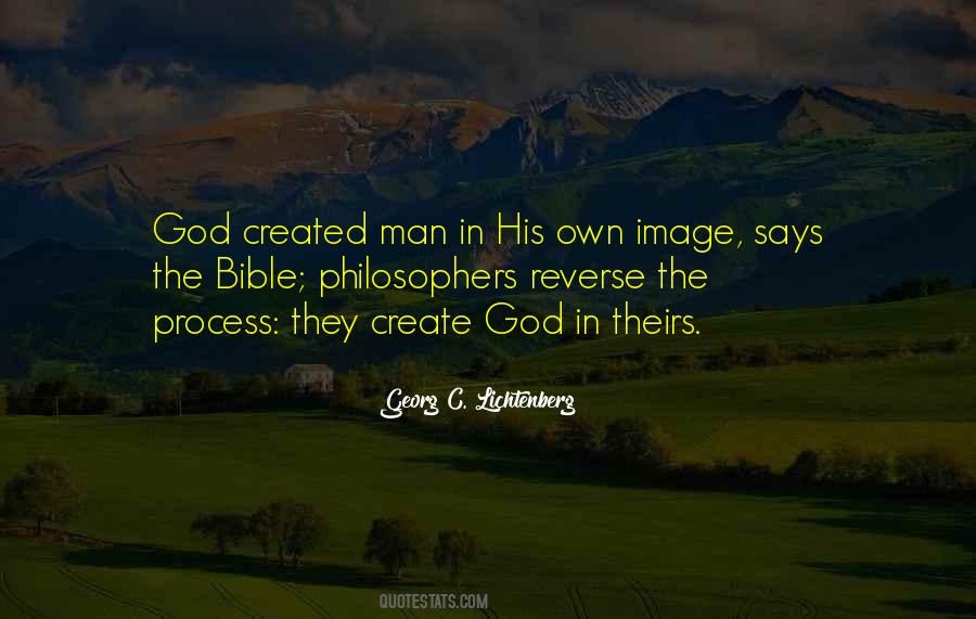 Man Created God Quotes #263735