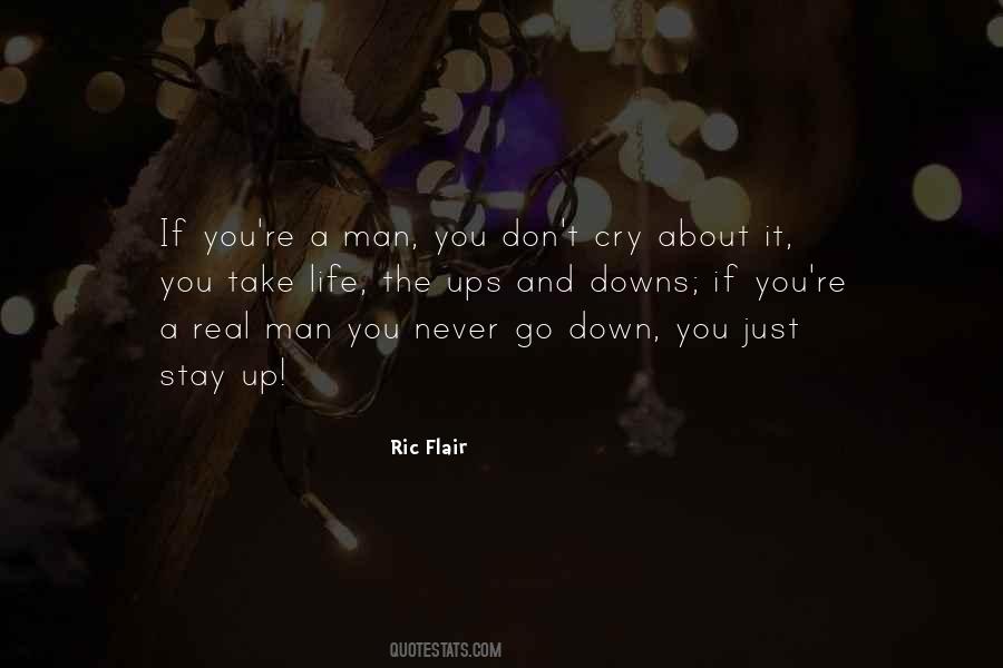 Man Don't Cry Quotes #1036737