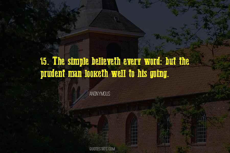 Man His Word Quotes #325381