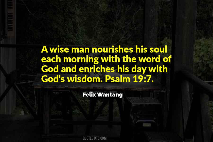 Man His Word Quotes #769097