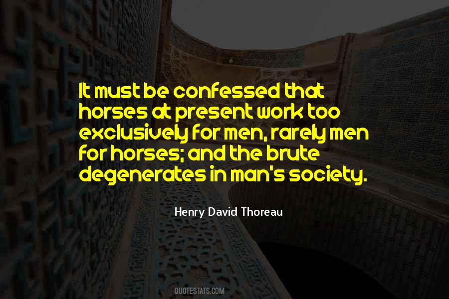 Man Horse Quotes #412616