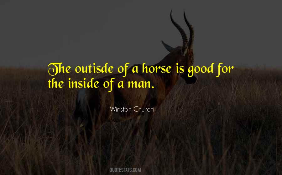 Man Horse Quotes #666848