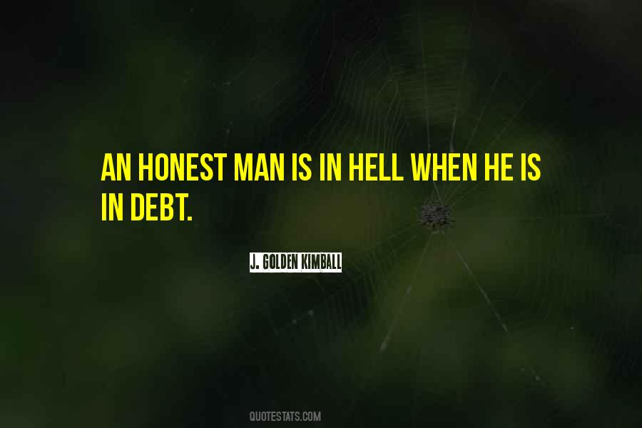 Man In Debt Quotes #1502763