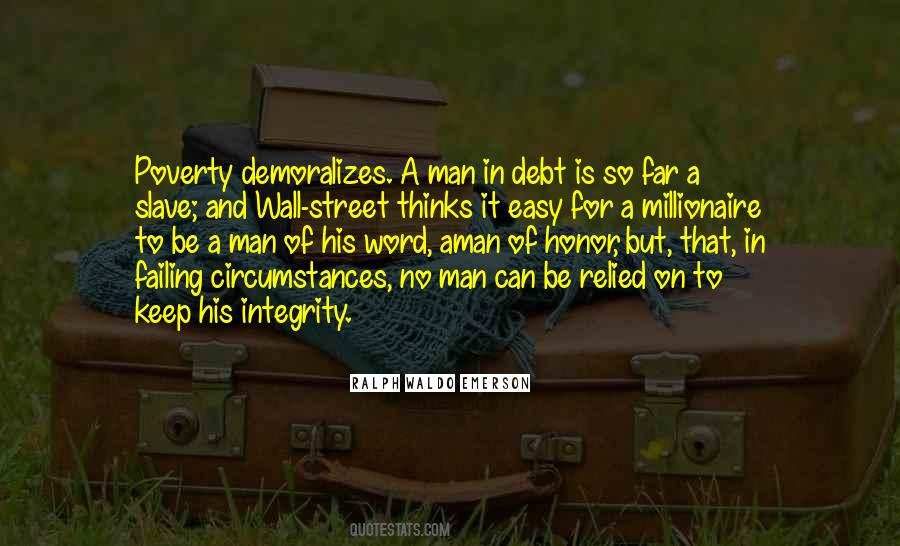 Man In Debt Quotes #1811685