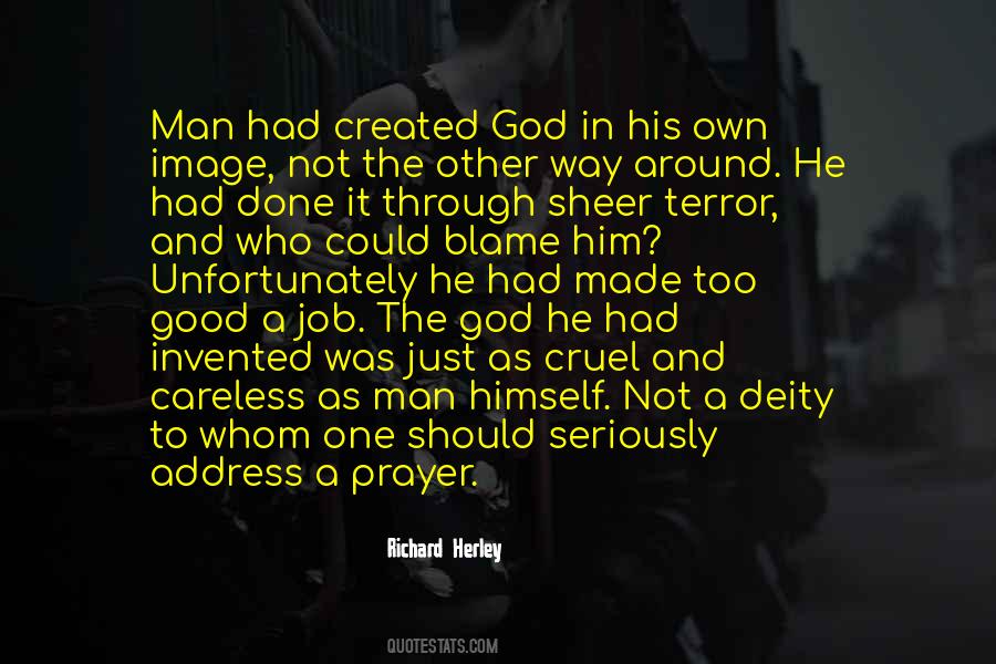 Man Made God Quotes #367070