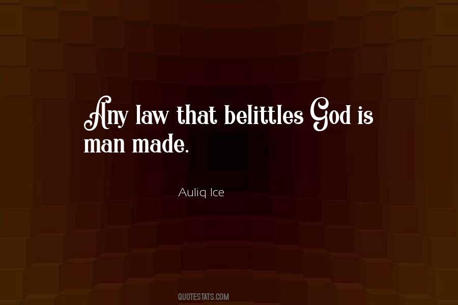 Man Made God Quotes #573651