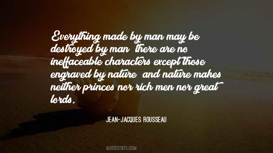 Man Made Nature Quotes #1664286