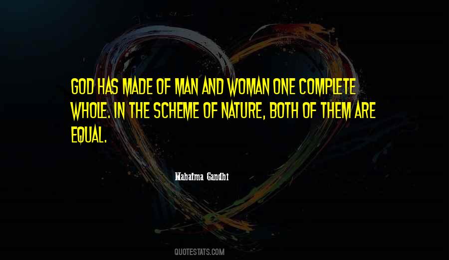Man Made Nature Quotes #476749