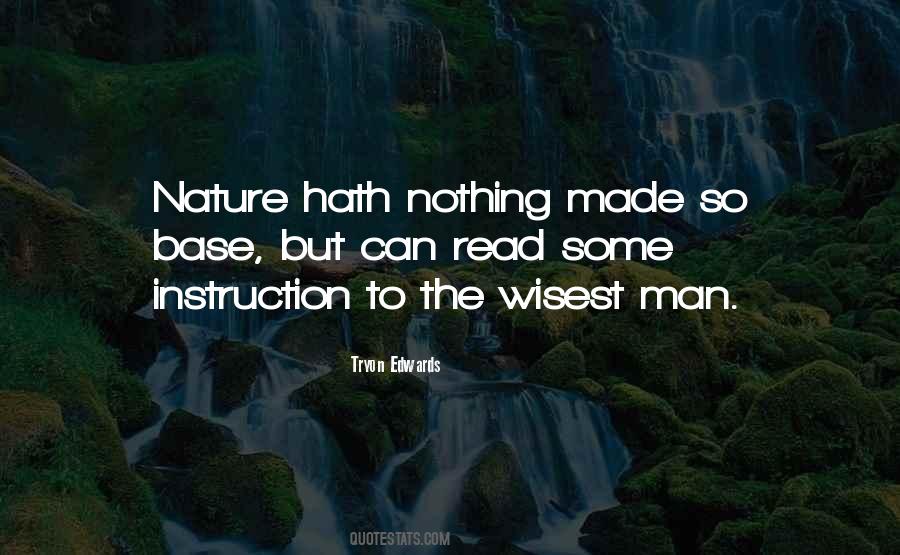Man Made Nature Quotes #628340