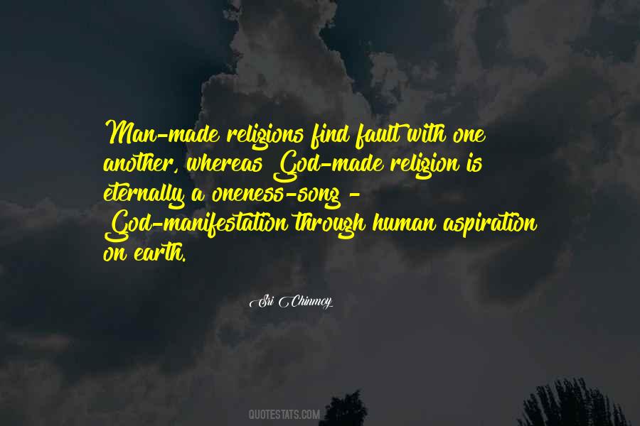 Man Made Religion Quotes #1208358