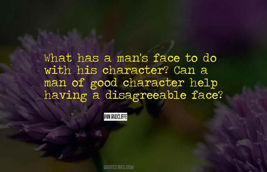 Man Of Good Character Quotes #219156