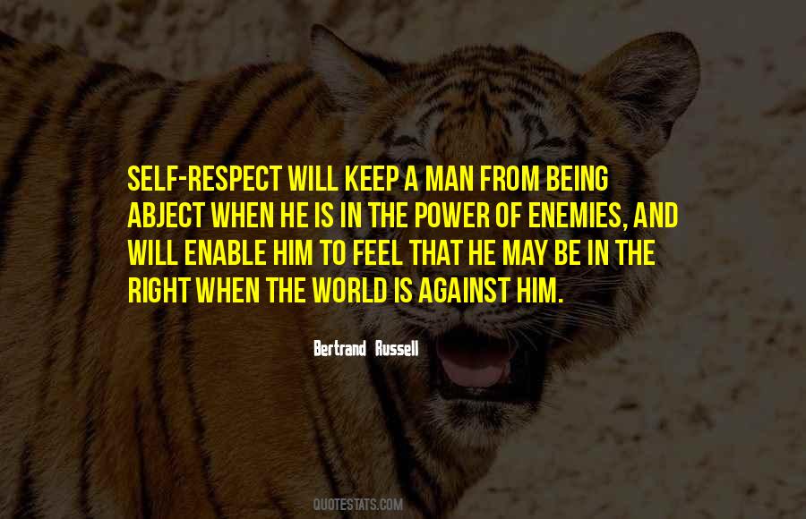 Man Of Respect Quotes #48014