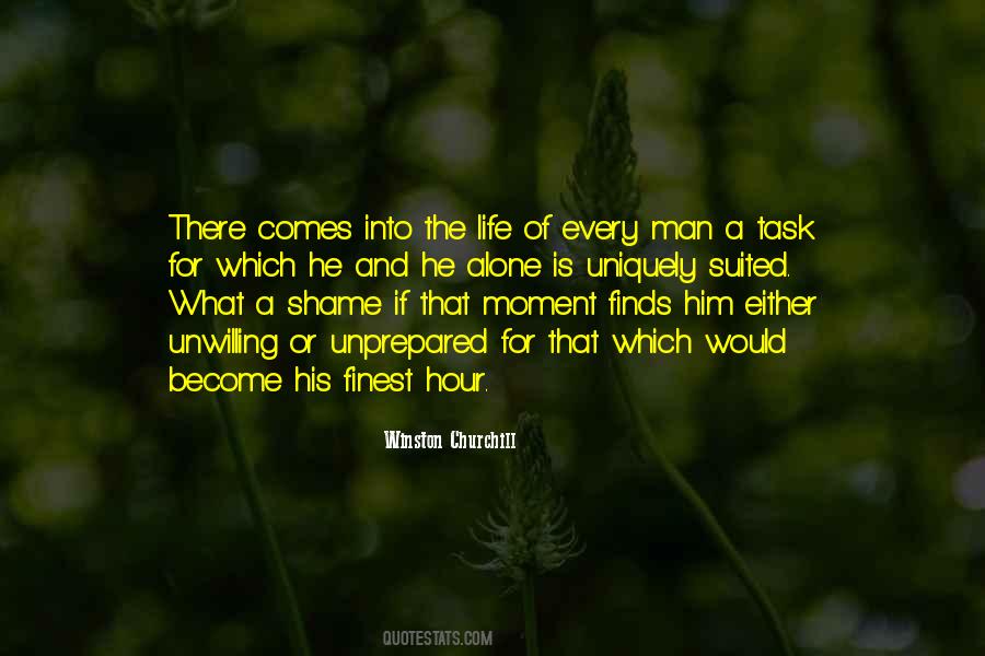 Man Of The Hour Quotes #988662