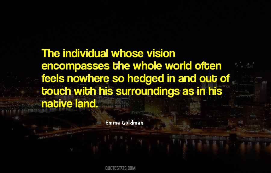 Man Of Vision Quotes #2381