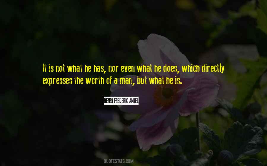 Man Of Worth Quotes #281099