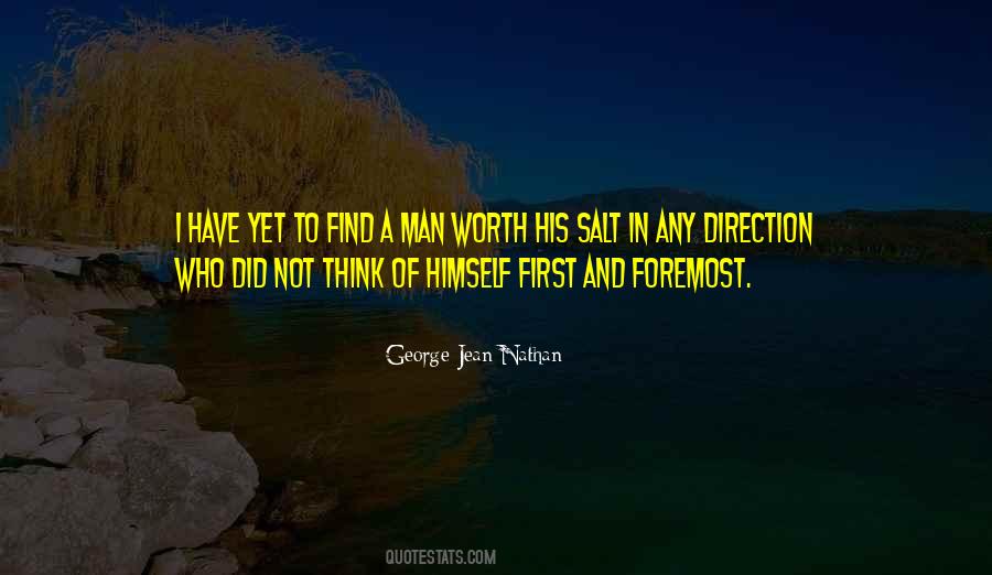 Man Of Worth Quotes #632149