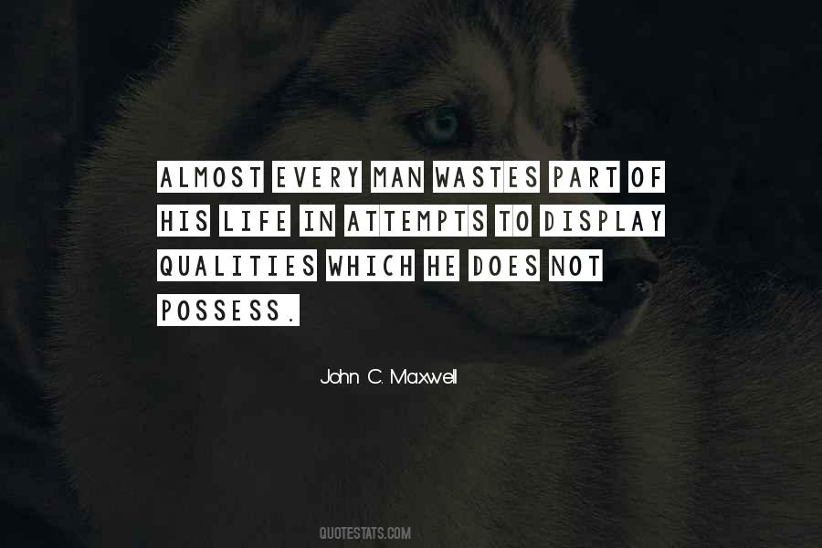 Man Qualities Quotes #1163157
