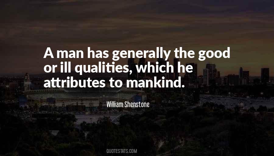 Man Qualities Quotes #527313