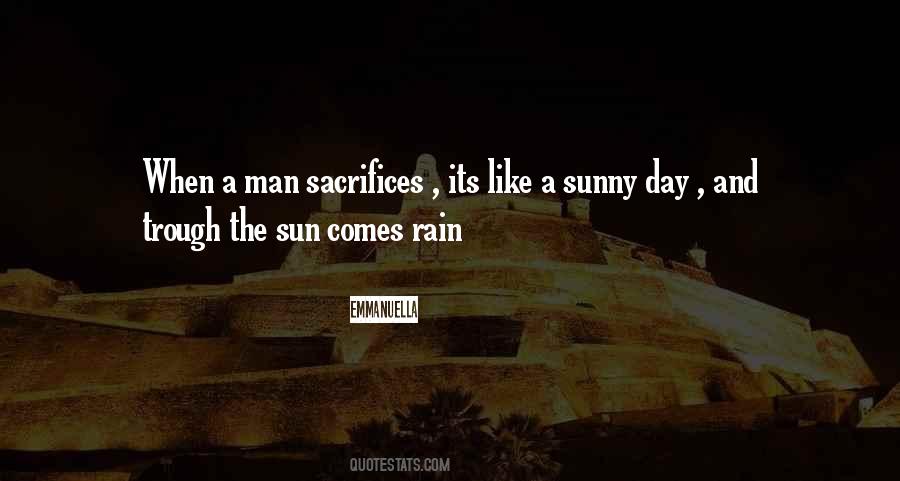 Man Sacrifices Quotes #1083202